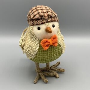 Fall 2016 Target Spritz Bird Brown Tweed Hat Bow Tie Featherly Friends Retired